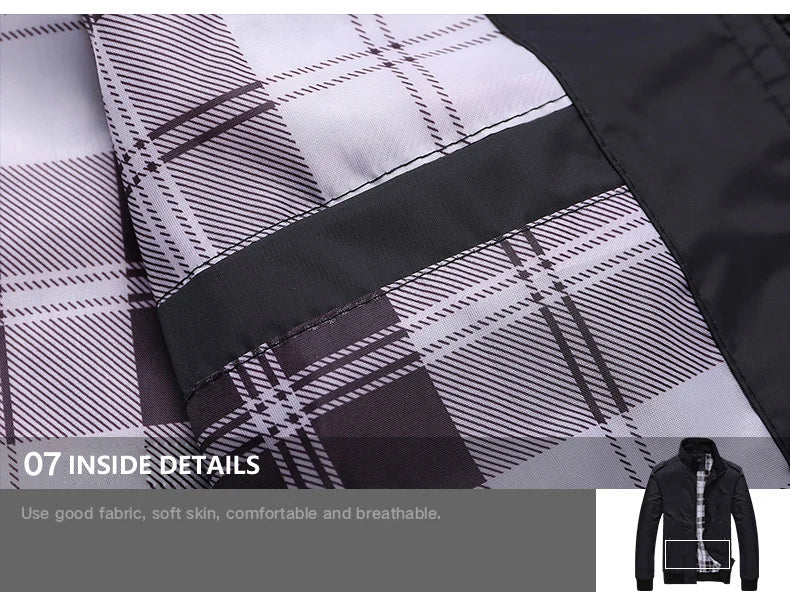 Bomber Jacket Men Rainproof Windproof Waterproof Jackets Men's Outwear Spring Male Military Coats Classic Fashion Brand Coats