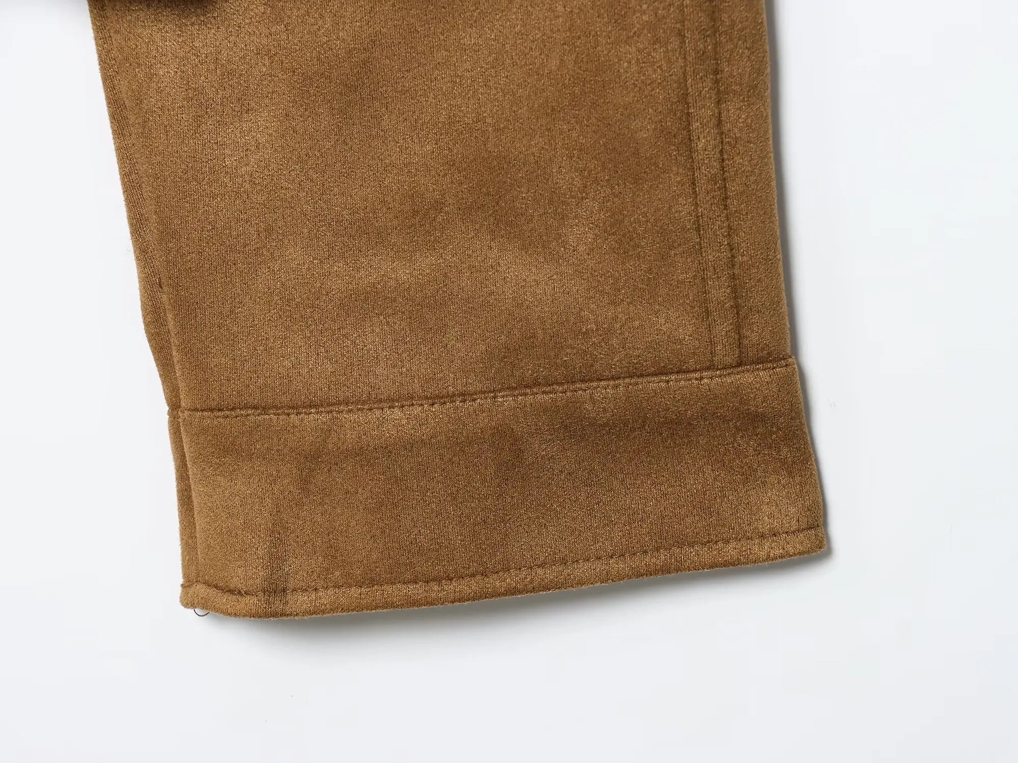 Women's Jacket New 2025 Long Sleeve Suede Drawstring Design Short Jacket Casual Fashion Personality Versatile Lapel Coat