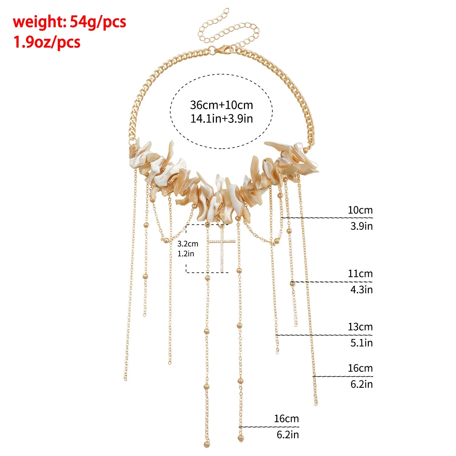 Vintage Jewellery Pearl Cross Necklace Y2k Collar Necklaces Pendant Chain Neck Choker for Girls Women Naszyjnik Collares