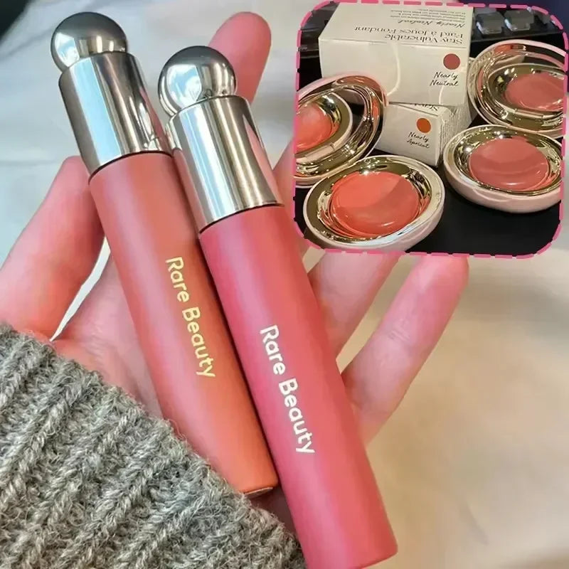 Rare Beauty Liquid Blush Lip Gloss Luminizer Blusher Long Lasting Moisturizing Nutrient Light Repair Lipstick Nature Face Makeup