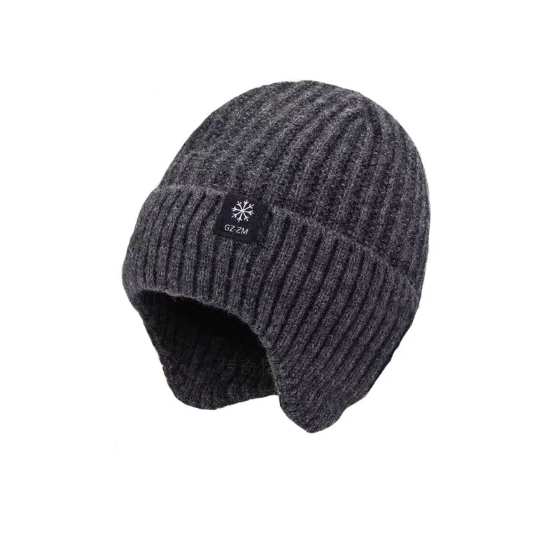 Winter Ear Protection Beanie Knitted Hat for Outdoor Activities, Climbing, Christmas Gifts