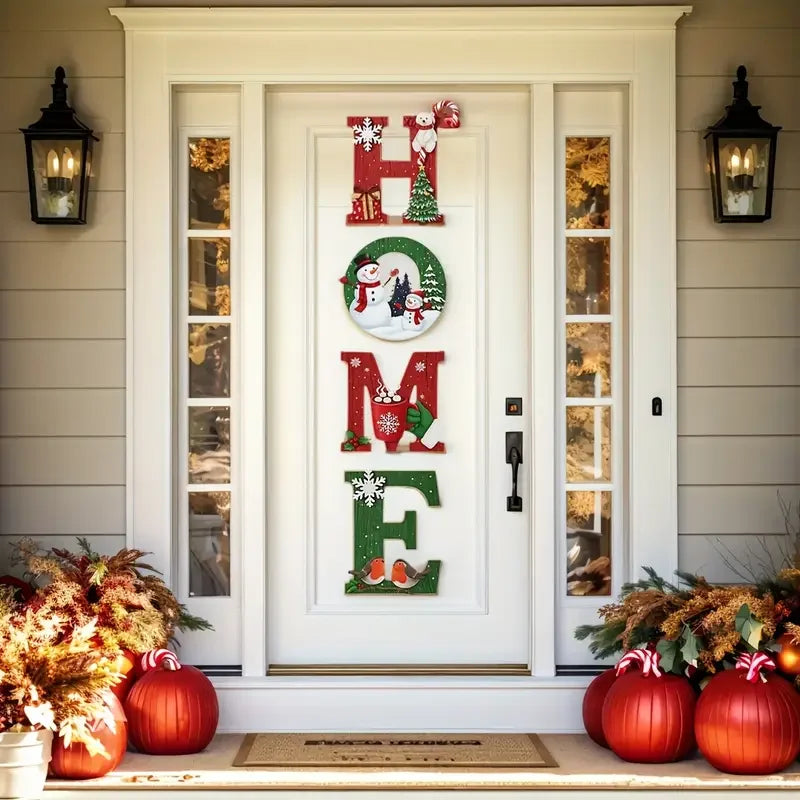 1 Christmas set - Wall decorations with a Christmas atmosphere - suitable for home decorations during the holiday season