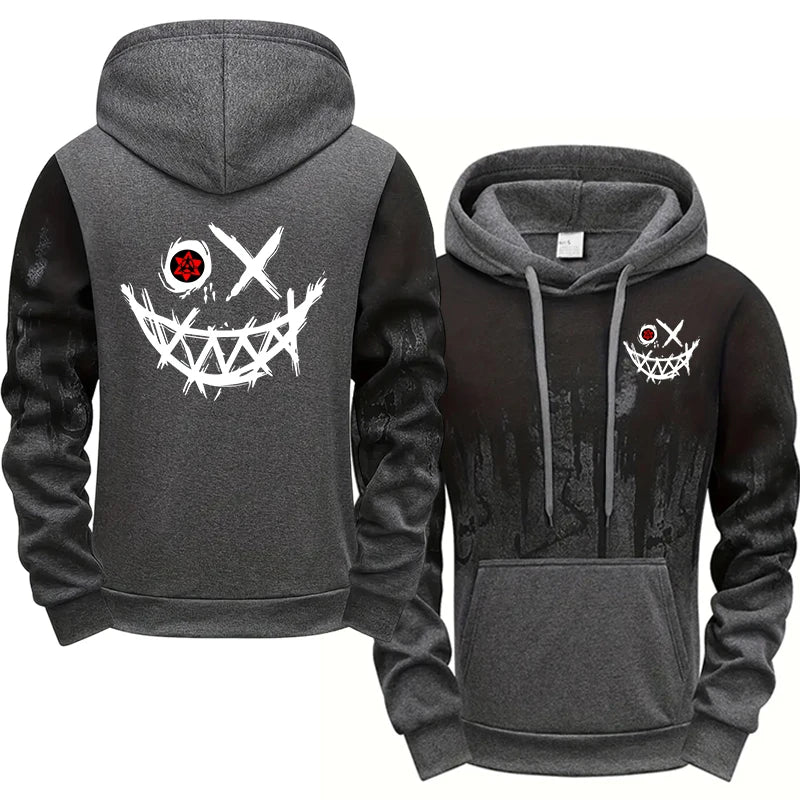 Men's Tracksuit  Men Two Piece Sets Versatile Casual Jogging Sweatshirts Fashion Comfort Daily Sports Simple Splashed Ink Hoodie