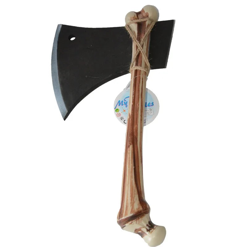 Halloween Makeup Weapons Prop Fake Axe Sickle Pickaxe Shovel Ghost Festival Cosplay Dress Up Props Happy Halloween Party Decor