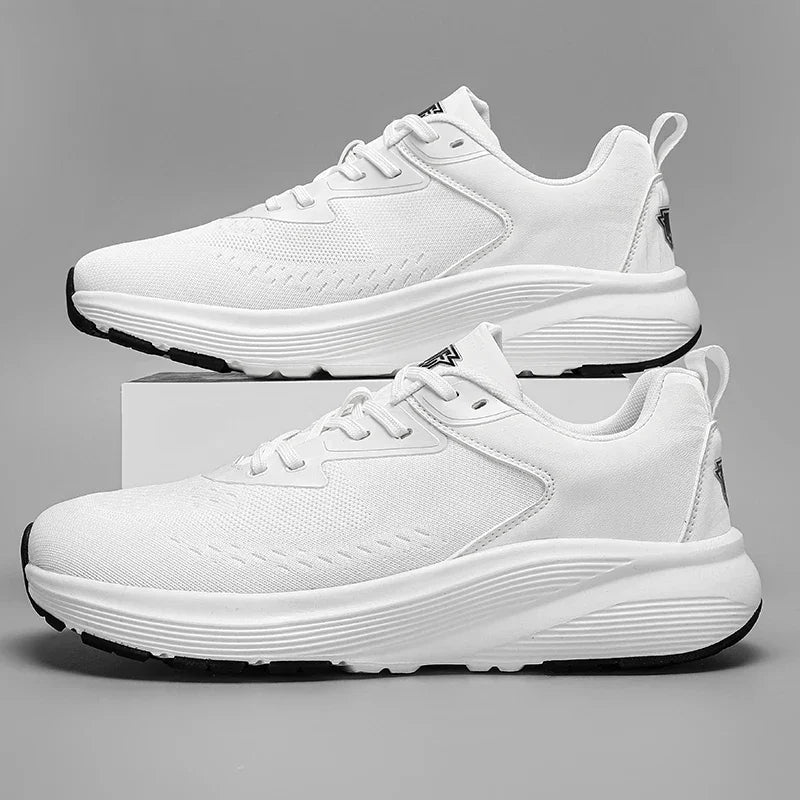 Shoes for Men Breathable Wear Resistant Athletic Training Sneakers White Sports Shoes Tennis Men's Running Walking Travel Shoes