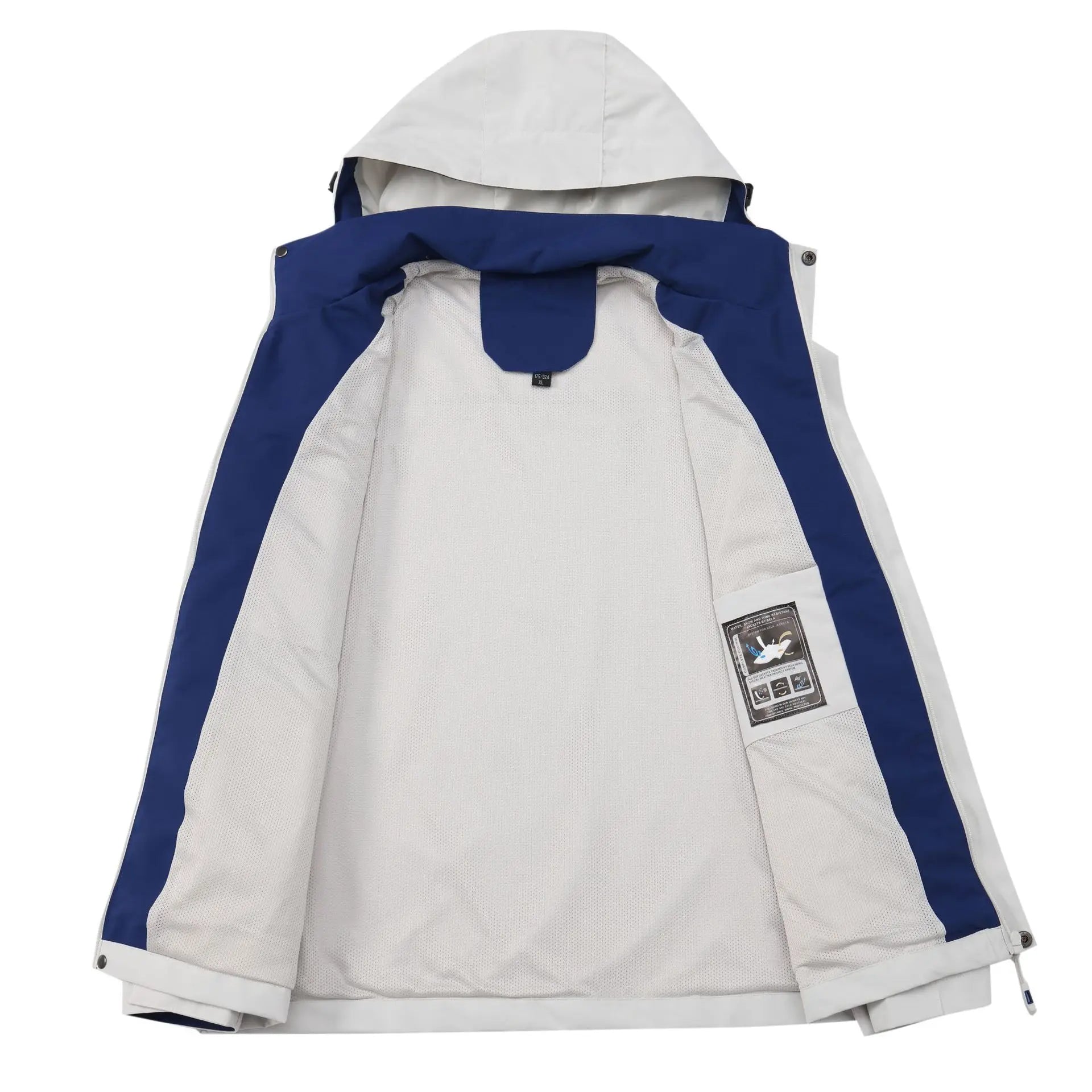 Fashion Jackets for Men Autumn Outdoor Casual Jacket Waterproof Hooded Coats Windproof Jackets Windbreaker Clothing Work Jacket