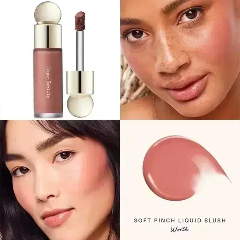 Rare Beauty Liquid Blush Lip Gloss Luminizer Blusher Long Lasting Moisturizing Nutrient Light Repair Lipstick Nature Face Makeup