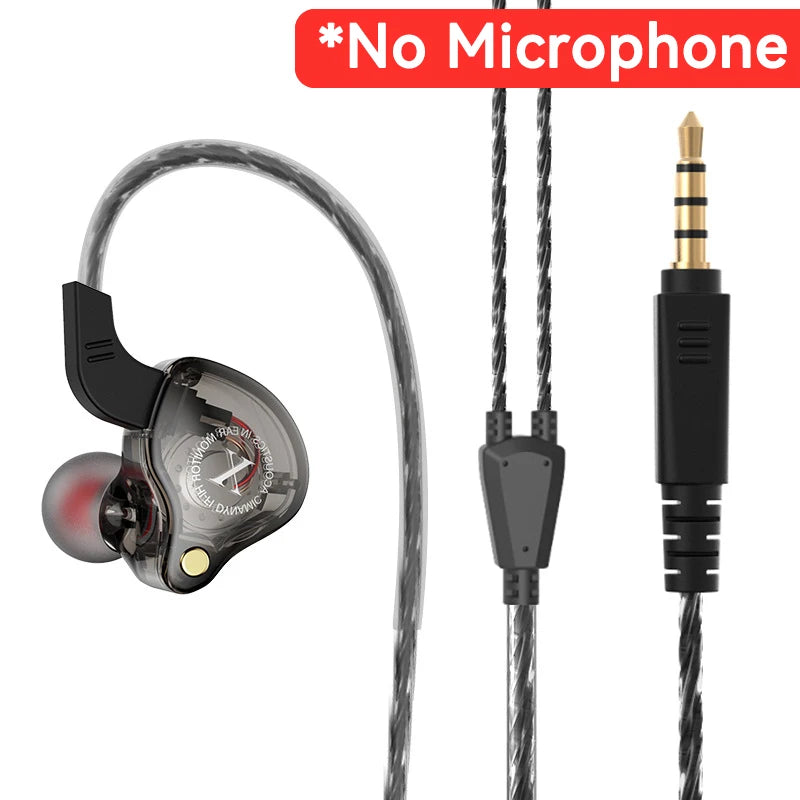 Mobile Wired Headphones Heavy Bass 3.5mm For Phone Earphones Stereo In Ear Headphones with Mic Earbuds Hifi Music Sport Headset