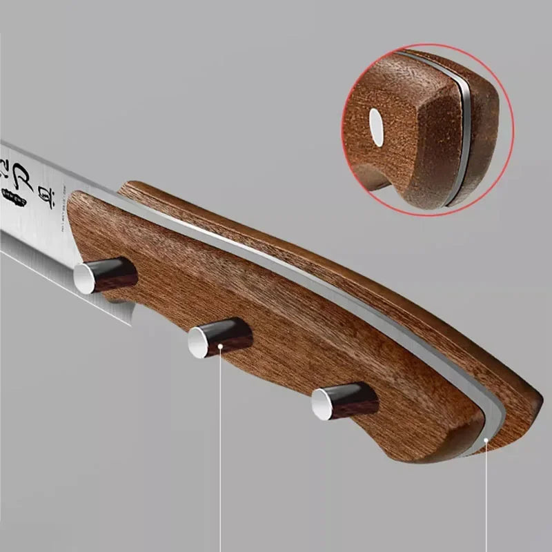 Kitchen knife for Chef, stainless steel forging, household knife set Kitchen super fast sharp slicing knife, kitchen accessories