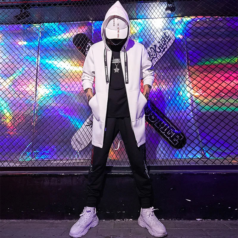 Men's Jacket Fashion Spring Autum Casual Streetwear Hoodie Jacket Men's Overalls Bomber Jacket Mens Windbreaker Coat Man Outwear