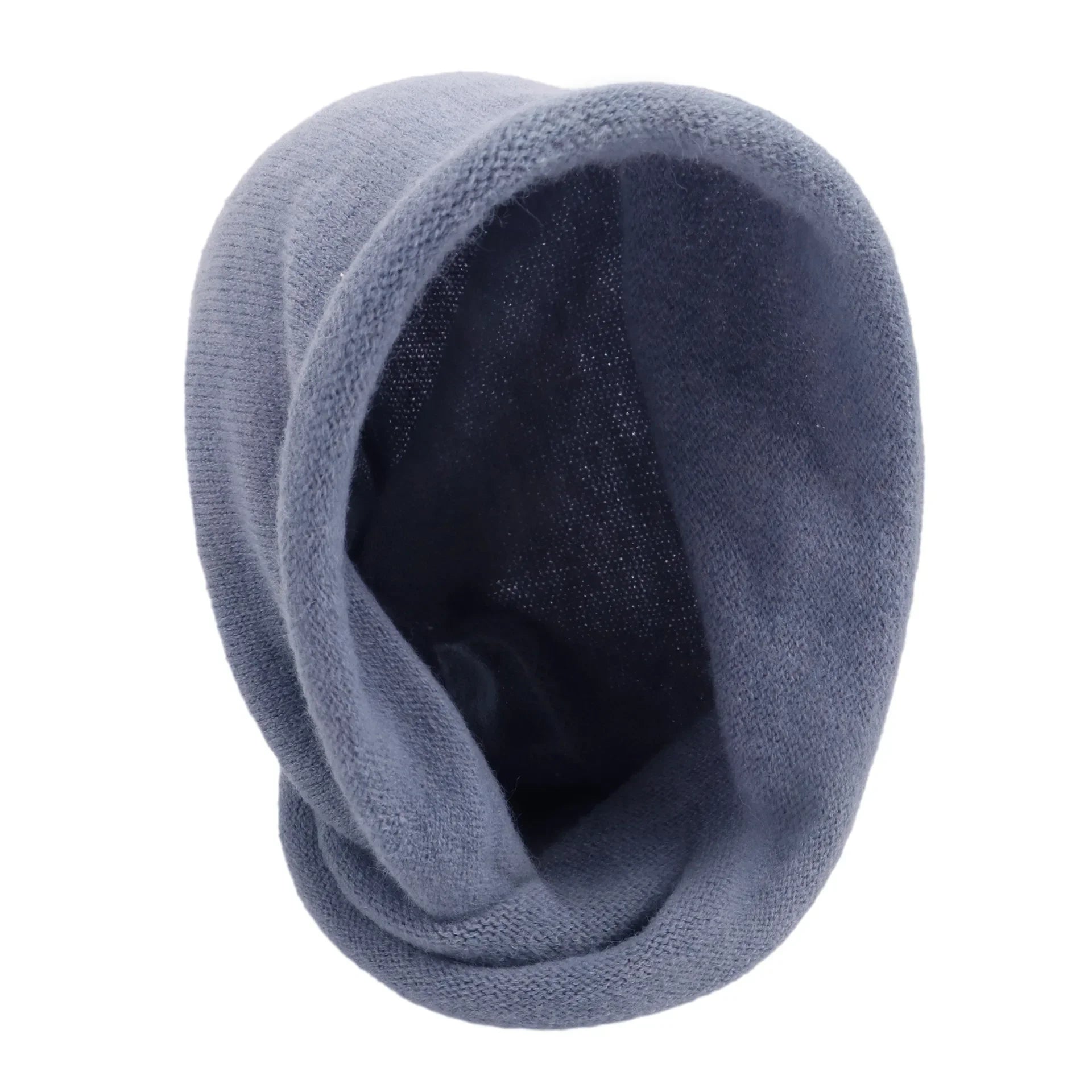 New Winter Balaclava Hat Scarf Combo Women's Fashion Knitted Cap Wrap-around Cashmere Skullies & Beanies