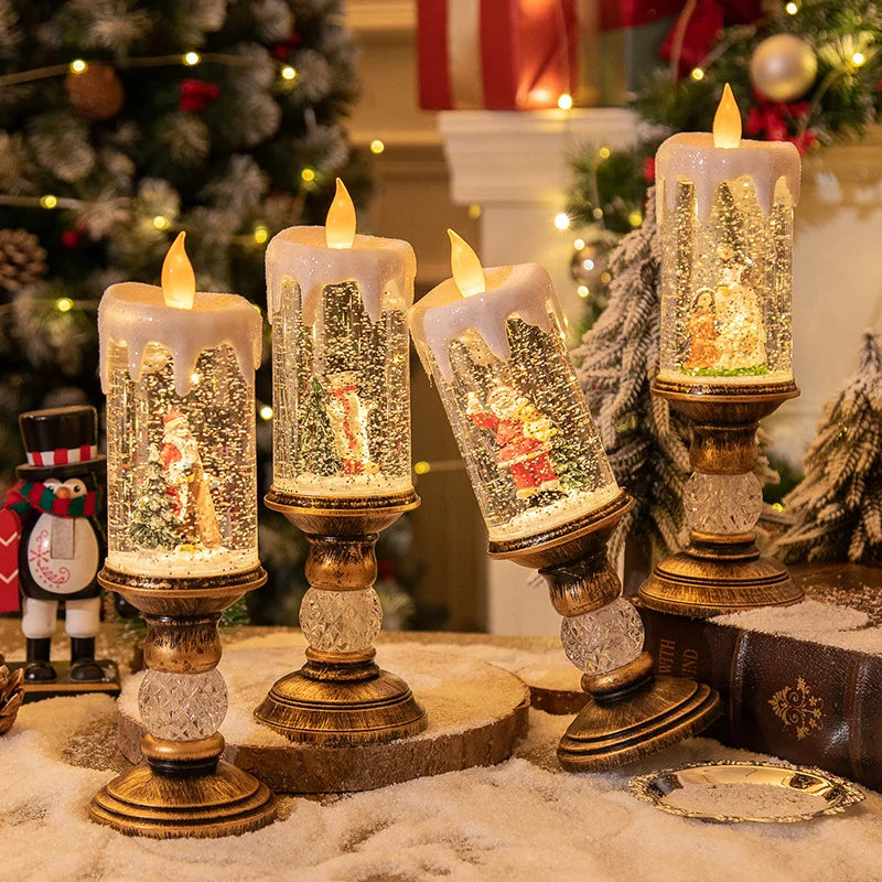 【Christmas Night Light Gift】Soothing Snowfall Glow, Anti-fall & Waterproof, Multi-color Modes, Must-have Party Decor!
