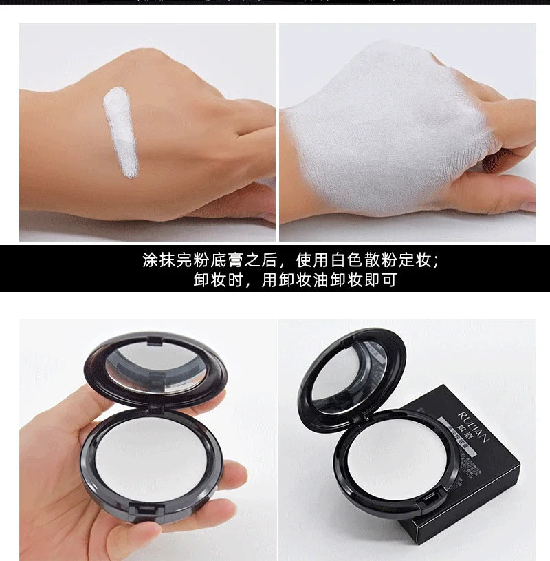 RULIAN Rulian Makeup White Foundation Cream Halloween COS Vampire Makeup Zombie Makeup Painted White Foundation