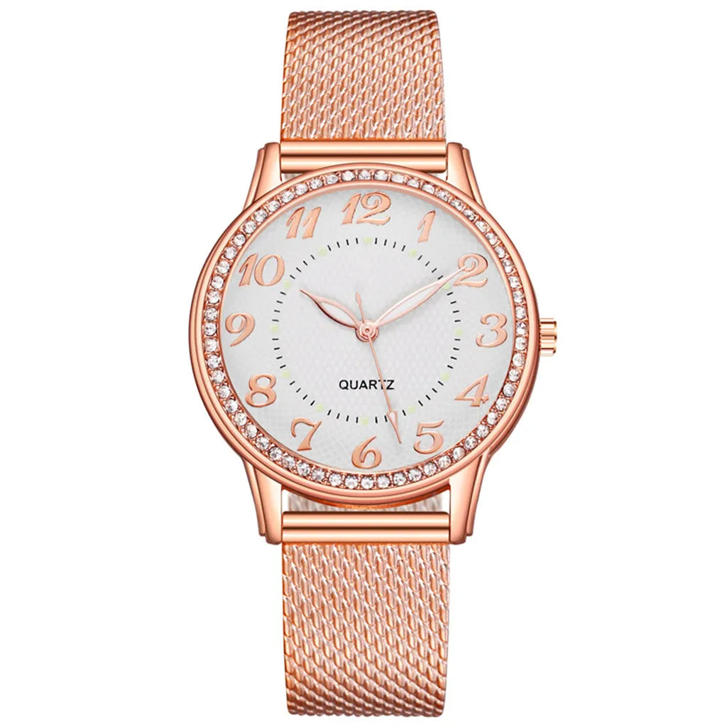 Women Watches Top Brand Luxury Gold Bracelet Watch Rhinestone Ladies Watch Clock Reloj Mujer Montre Femme Relogio Feminino