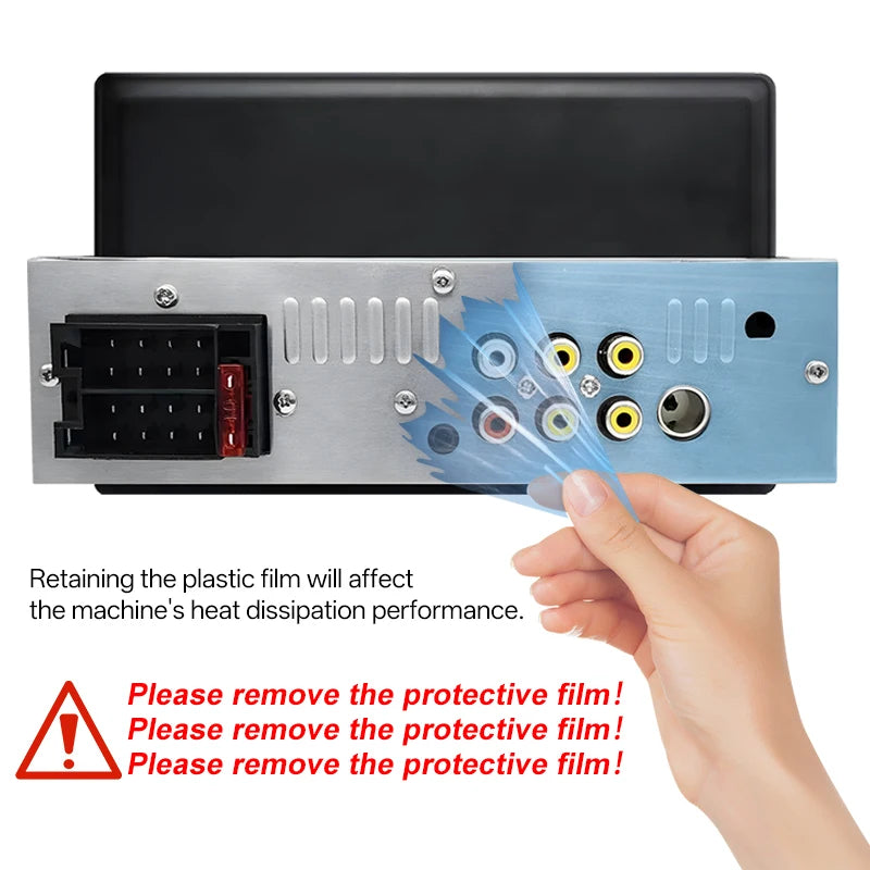 7“ Car Radio 1 Din Carplay Android Auto Multimedia Player HD Touch Screen FM AUX Input Bluetooth MirrorLink Universal Autoradio