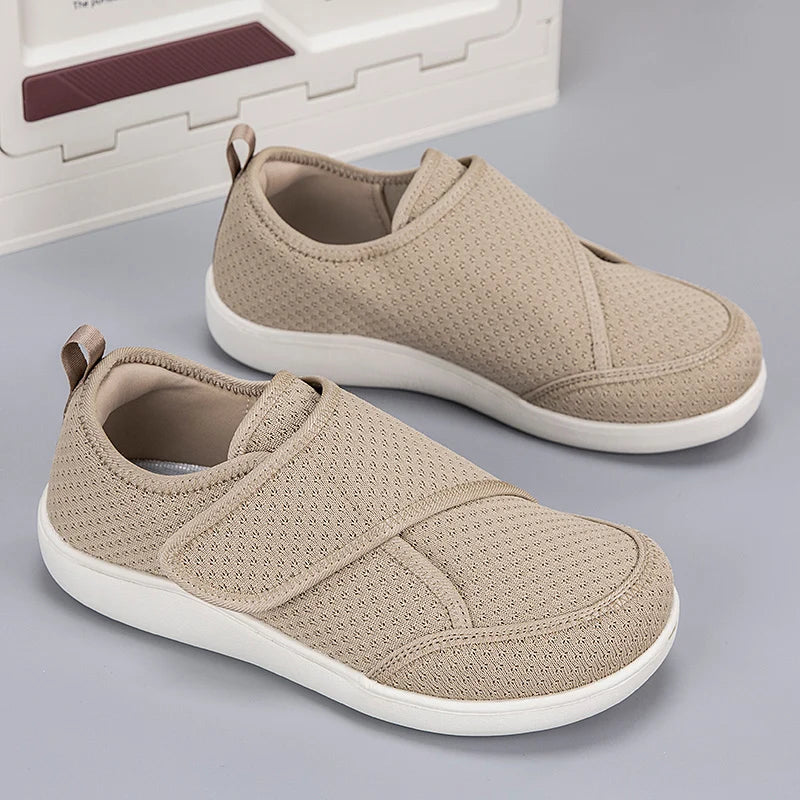 Open Shoes for Elderly Adjustable Diabetic Shoes Swollen Foot Fat Wide Hallux Valgus Bunion Orthopedics Thumb Eversion Men Women