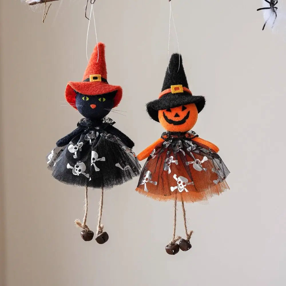 Ghost/Witches Halloween Pendant Pumpkin/Black Cat Scary Black Cat Hangings Pendant Haunted Cute Halloween Ornament