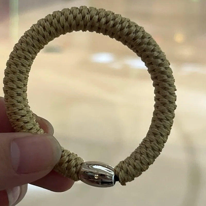 2022 fashion Simple thick hair rubber bands for Women Elastic Hair Tie Gum Girl Ponytail Hairbands Scrunchies kknekki Accessorie