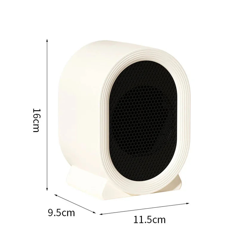Xiaomi MIJIA Portable Desktop Electric Heater for Home and Office, Mini Warm Air Fan for Desk Use Foot Warmer for Cozy Comfort