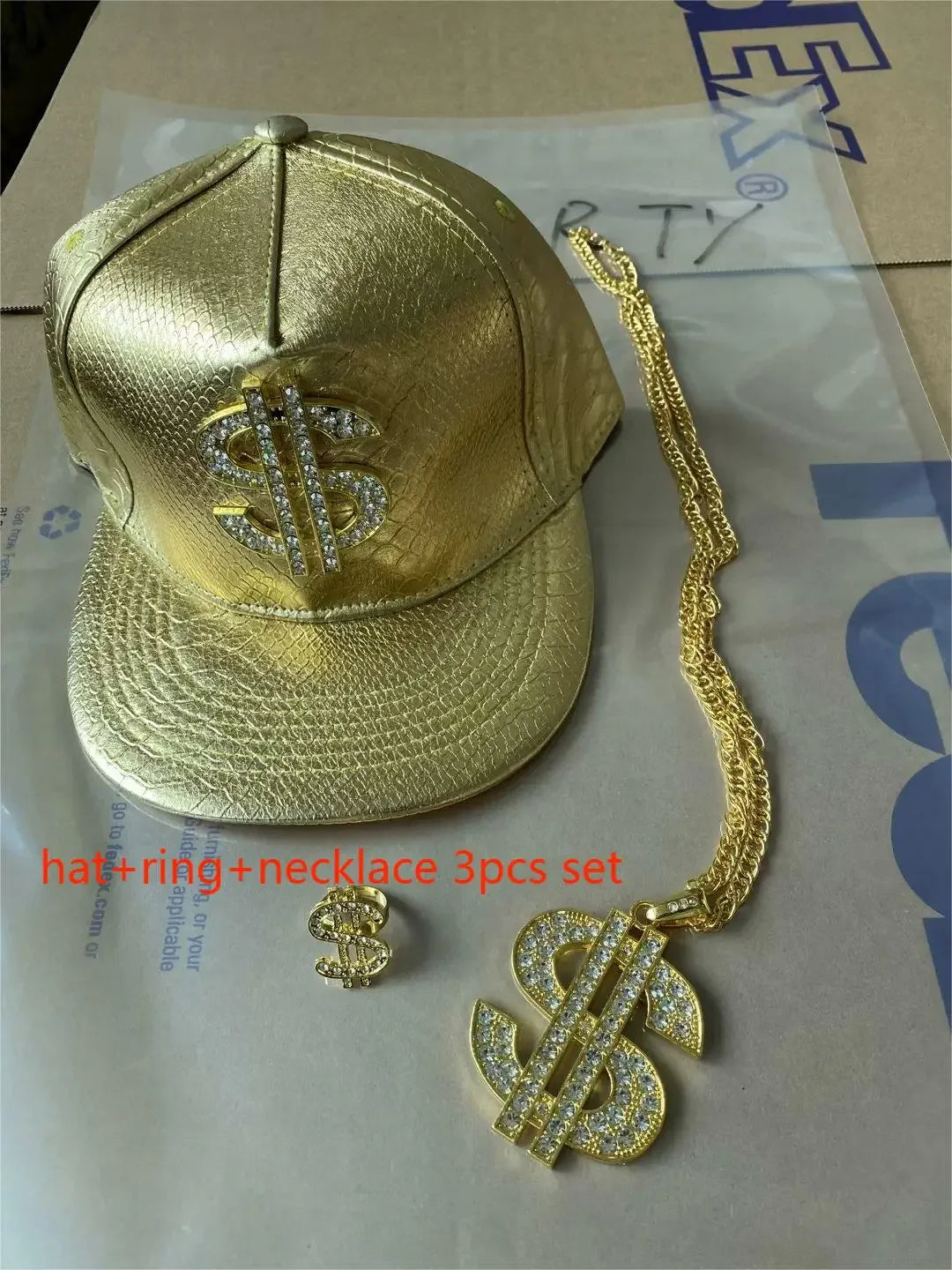 80s 90s Costumes Outfit:90s Hip Hop 80s 90s Costumes for Men Women 90s Outfit for Men Fake Gold Chain 80s Accessories Ecoparty