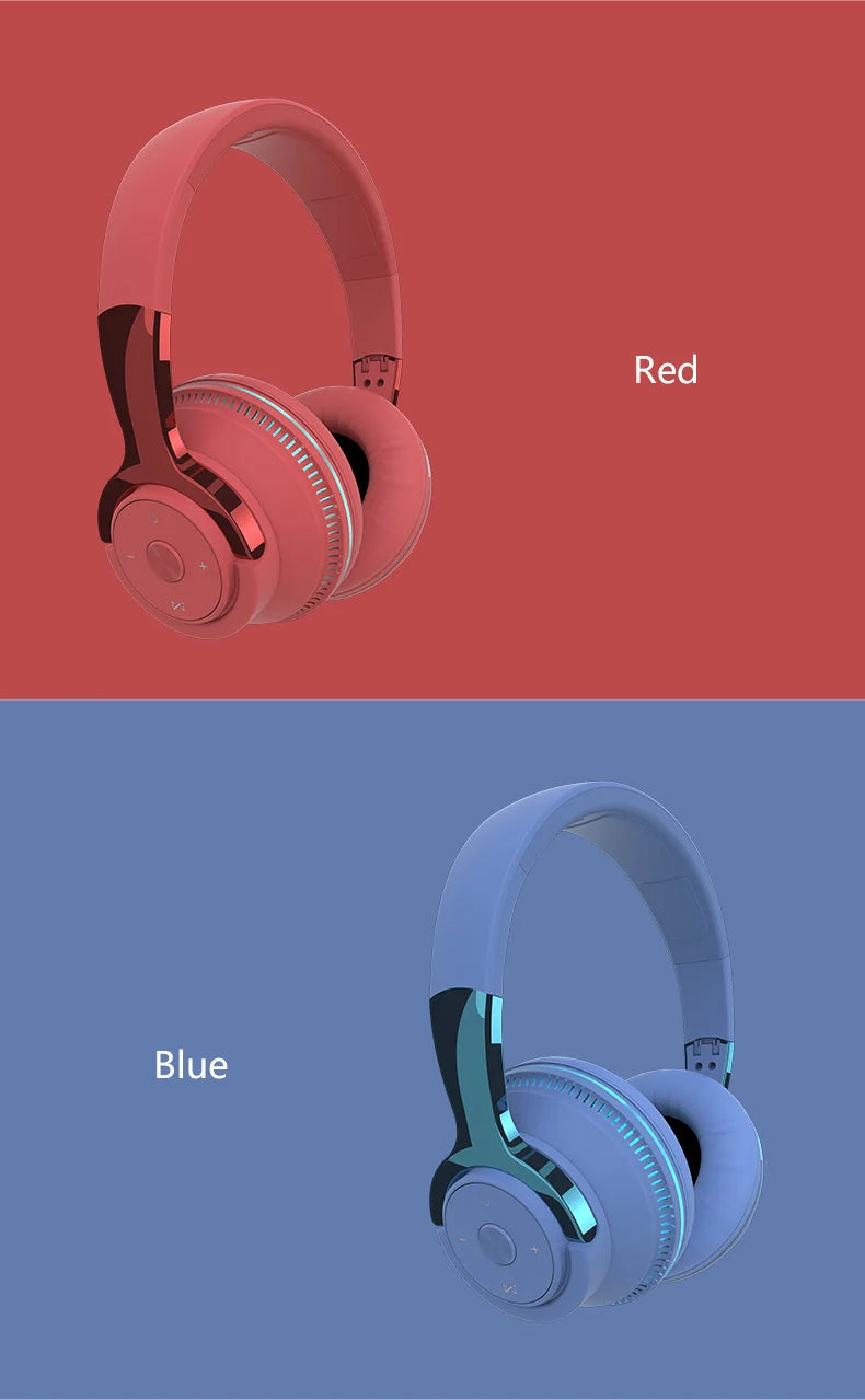 Bluetooth Headphone Wireless Earphone H2 Max Headsets Foldable Shock Bass Stereo Earbuds Support TF FM For Xiaomi iPhone Airpids