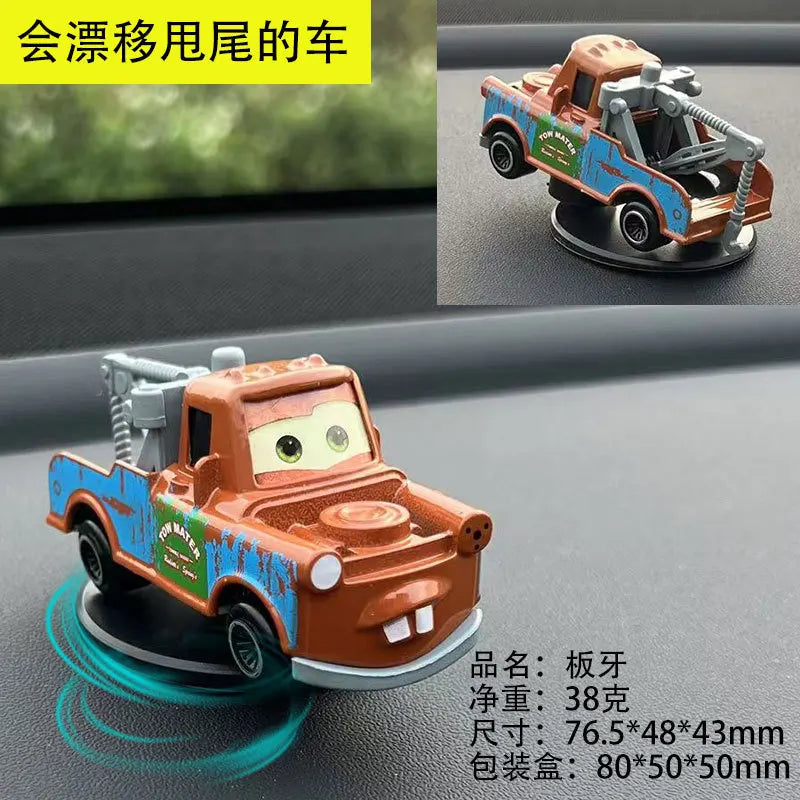 Cars 3 Lightning Mcqueen Drift Rotation Decoration Automotive Dashboard Turning Decoration Automotive Center Console Decoration