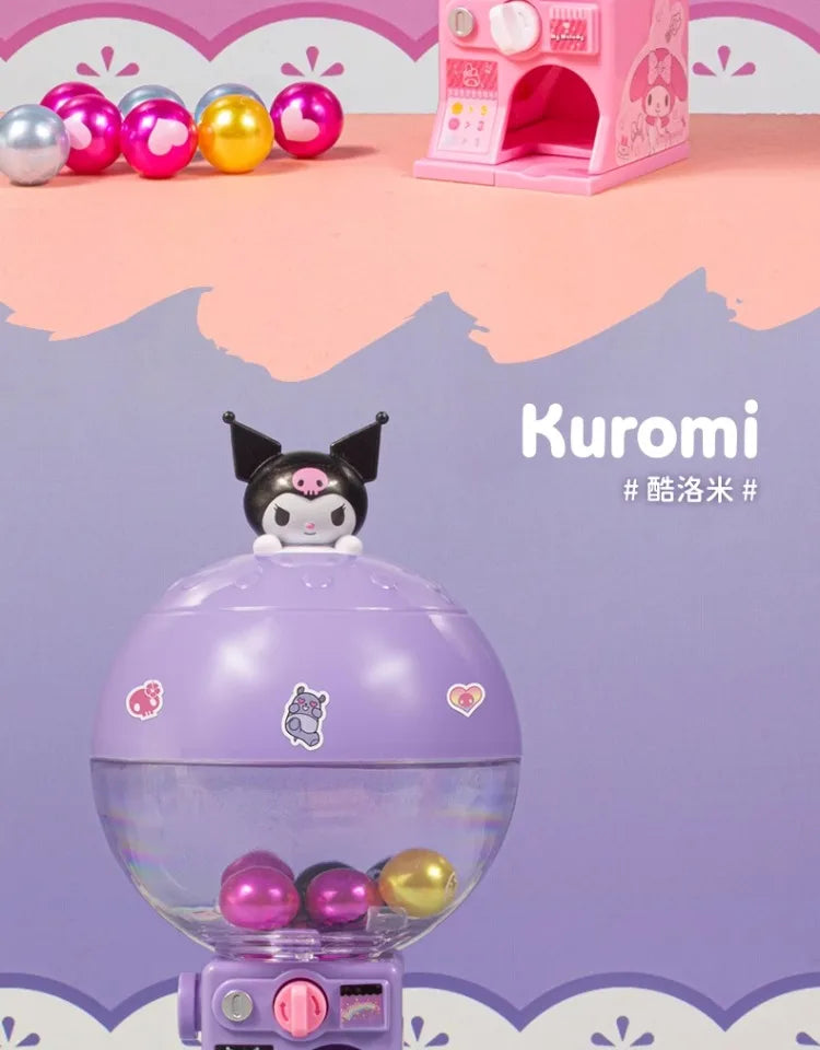 New Sanrio Hello Kittys Kuromi Cinnamoroll Children Toys Cute MINI Egg Twisting Machine Cartoon Creative Kids Toys for Girl Gift