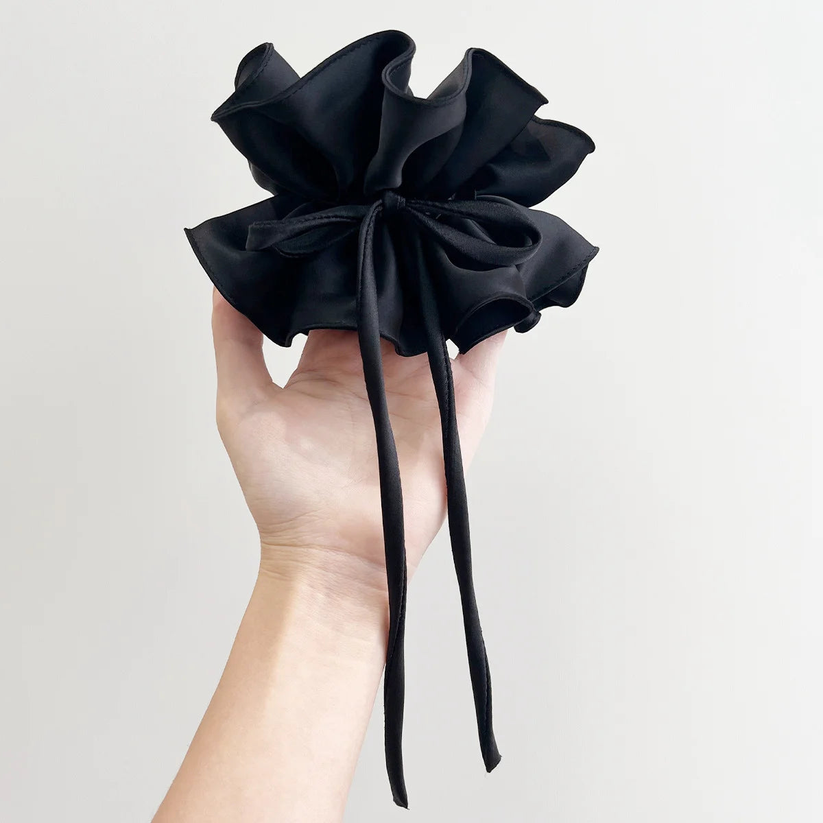 Bow Ribbon Hairbands Long Elastic Sweet Scrunchies Flowers Hair Tied Bands Head Rope Women Korean Girl Ponytail Hair Accessories