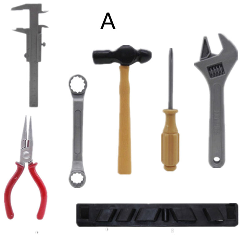 Kids Toys Simulation Repair Tools Set for Boy Safe Plastic Children Maintenance Tools Screwdriver Hammer Tongs Pretend Play Toy