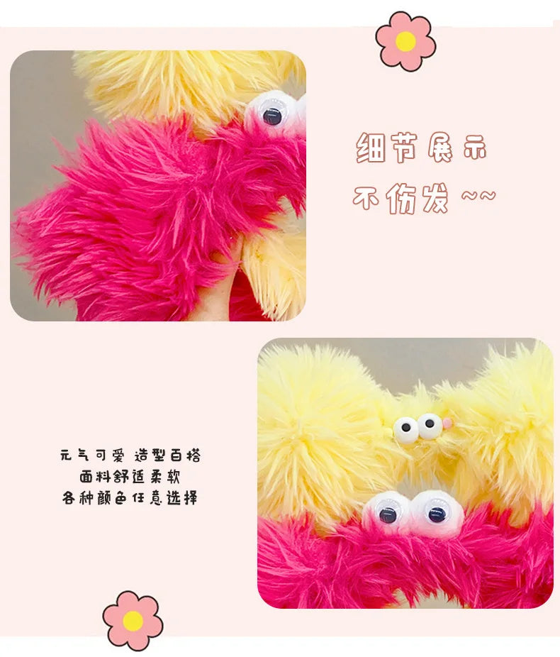 Winter Funny Ugly Doll Hairbands Cute Children Kids Headband Girl Dopamine Cartoon Plush Hairband Hair Accessories