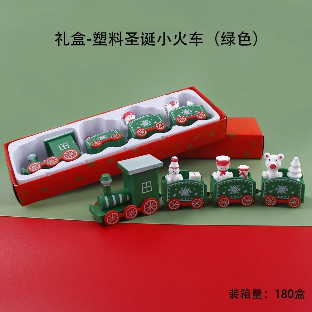 Christmas Train Merry Christmas Decorations For Home Cristmas Ornament Xmas Navidad Noel Gifts Happy New Year 2025 Gifts