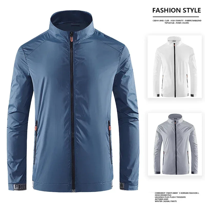 Hiking Skin Jacket Outerwear Coat Camping Rain Jackets Waterproof Sun Protection Fishing Hunting Clothes Quick Dry Sunscreen