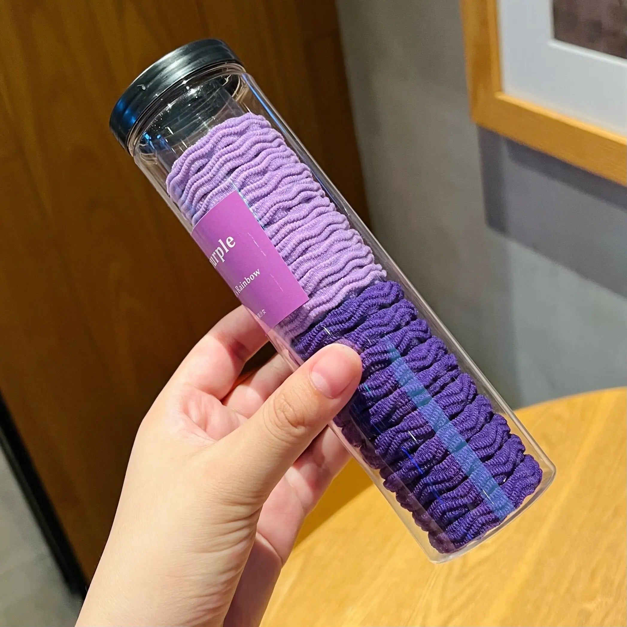 20Pcs High Elasticity Hair String Fashionable Sports Hair Loop All Season Hair String Packaging As Shown In The Picture