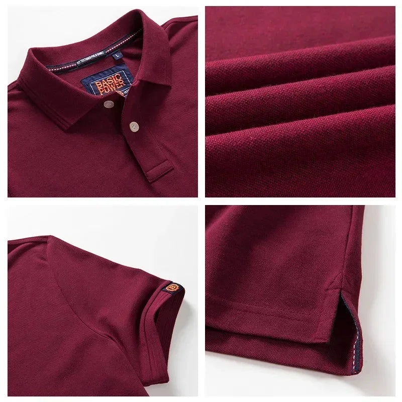 Shirts for Men 2025 Streetwear Fashion Summer Men Lapel Cotton Golf Wear Tops Luxury Polos Oversized Shirts and Blouses T-shirts