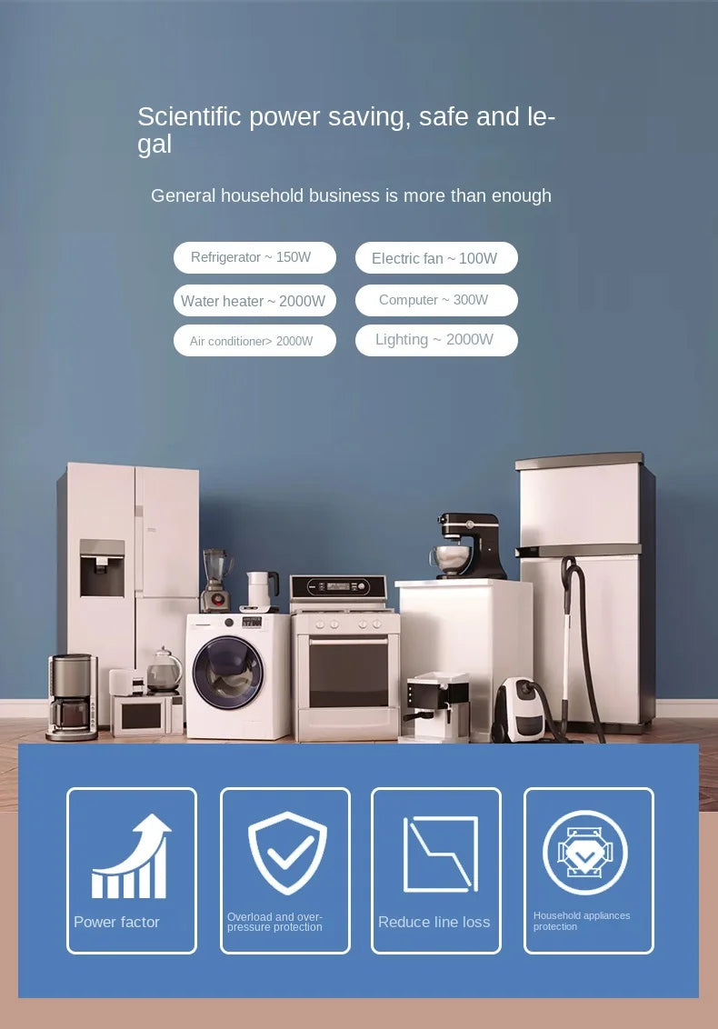 Green Energy-saving Electrical Socket Adapter Compatible with USA and Europe