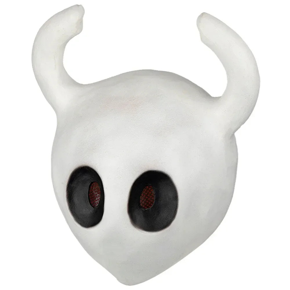 Halloween  Prop Hollow Knight Mask Game Cosplay Latex Helmet Halloween Novelty Lovely Costume Dress Up Adventure Funny Toy Gift