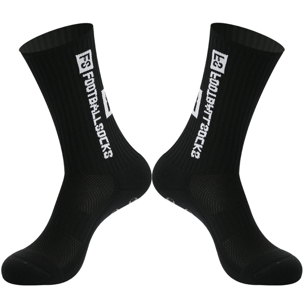 Men Women Sports FS Football Socks Silicone Non-Slip Grip Soccer Socks calcetas antideslizantes de futbol