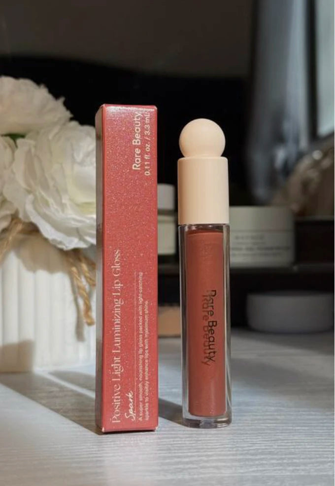 Rare Beauty Positive Light Luminizing Lip Gloss Shine Glitter Lipstick Highlight Blusher Makeup Blush Eyes Face Contour Skin