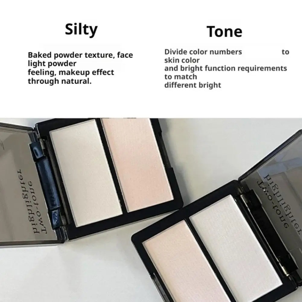 Face Contour and Highlight Palette 2 Tones Face Contouring Makeup Contour Palette for Mature Skin powder Foundation Concealer