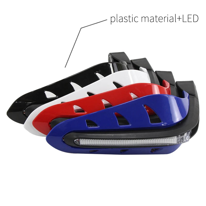 Motorcycle Handguards with LED Lights Motorbike Accessories Modification Protective Gear for ATV Bike Off Road Motocross ﻿