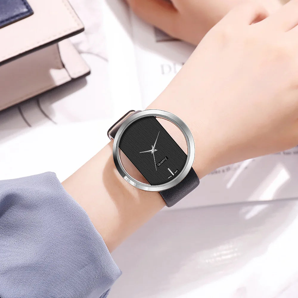 2025 Women Watches Luxury Transparent Hollow Casual Quartz Watch For Women Strap Relogios Feminino Ladies Wrist Watch Hot Clock