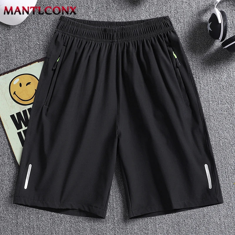 3XL Quick Dry Jogging Fitness Shorts Men Summer Sports Bottoms Thin Breathable Beach Short Pants Male Running Shorts Lightweight