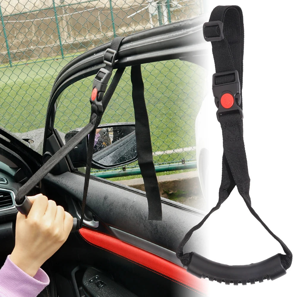 Car Grab Handle Adjustable Standing Aid Safety Handle Support Grip Handle Mobility Aid Disability Elderly Car Assist Tool