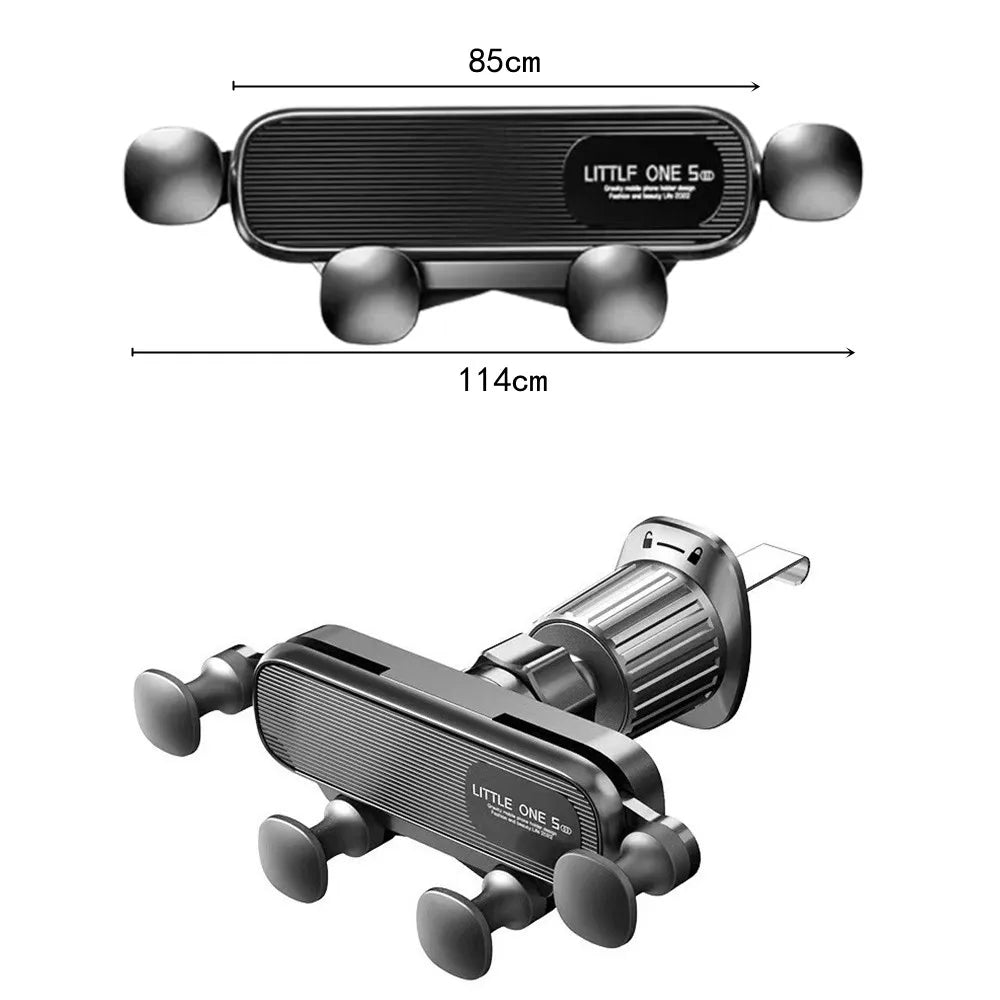 Gravity Car Phone Holder for 4.7-7 inch Mobile Phone Car Air Vent Phone Mount Universal Shockproof GPS Clip Smartphone Stand