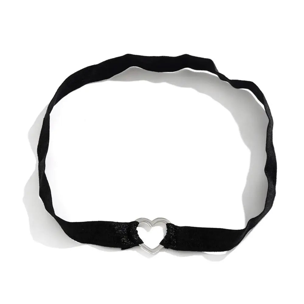 Gothic Accessories Heart Leg Chain Elastic Thigh Harness Leg Garter Straps Goth Punk Body Jewelry Women