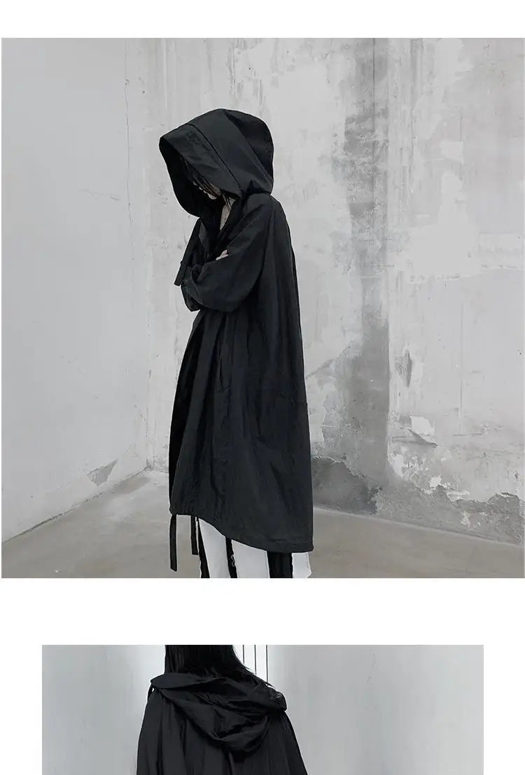 Jackets Women Hooded Chic Solid Breathable Casual Summer Simple Sun-proof Harajuku Long Style Streetwear Baggy Mujer Clothing