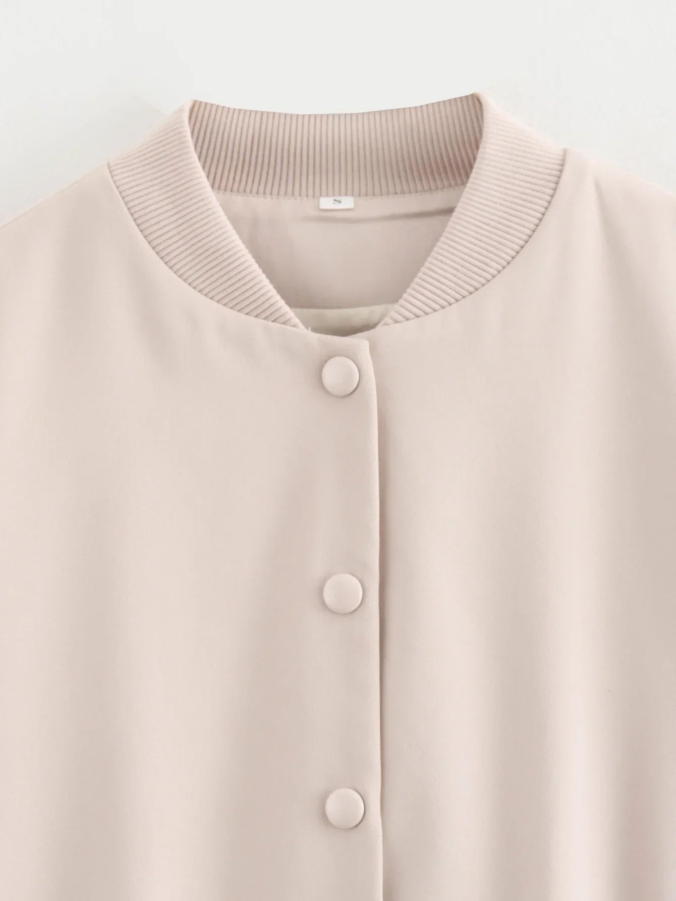 Ladies Short Vintage Autumn Winter Jacket Woman Coat Bomber Cropped Women Jackets Long Sleeve With Buttons Lady Outwear Female