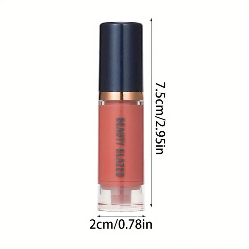 BEAUTY GLAZED Liquid Blush Long Lasting Waterproof Sweatproof Lightweight Non-Fade Natural Cheek Blusher On Face Make Up