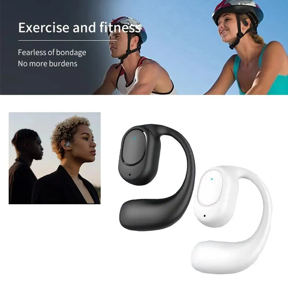 Bluetooth 5.3 Headphone Wireless Ear Hook Earphone HiFi Stereo Noise Reduction Headset HD Call Earbuds For Huawei