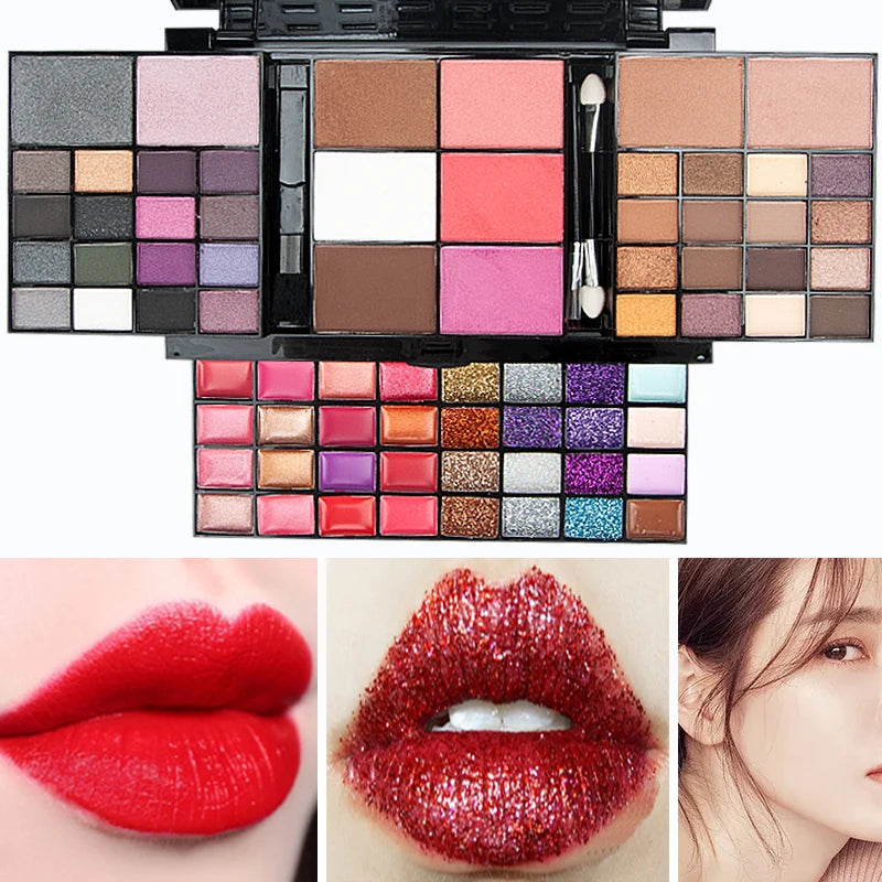 MakeUp Tools 40/74/78 Colors Eyeshadow palette Matte Waterproof Long Lasting Cosmetics makeup Kit Fashion All In One Makeup Gift